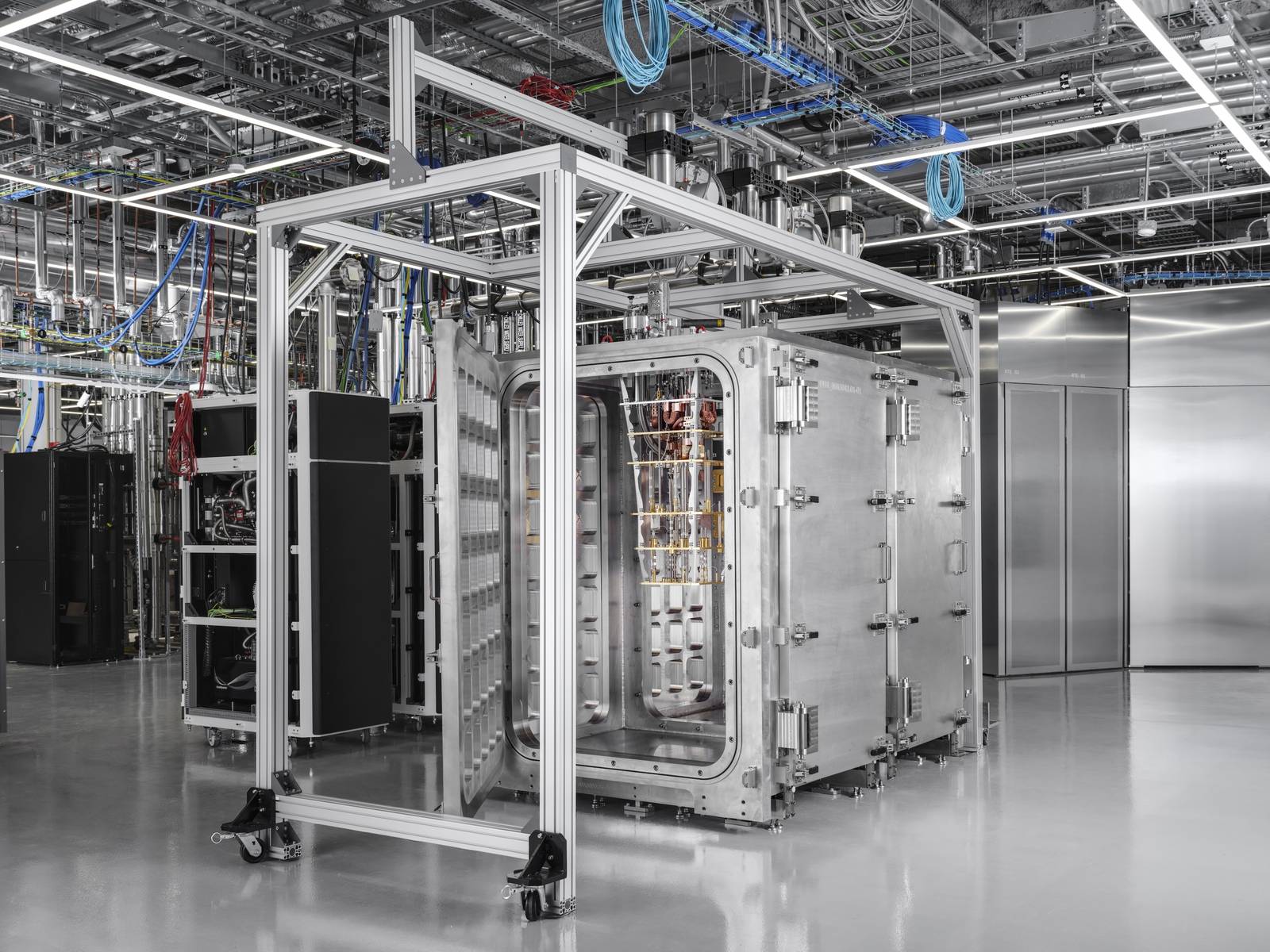 IBM's modular cryogenic system in the lab at Yorktown Heights